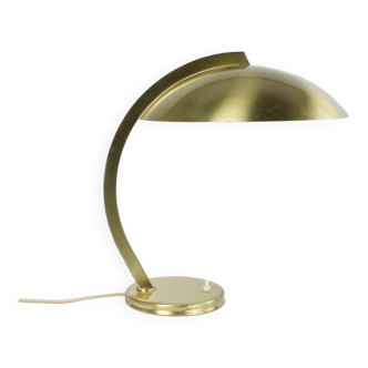 Lampe de bureau Bauhaus, Art Déco en laiton, de Egon Hillebrand, 1930-40