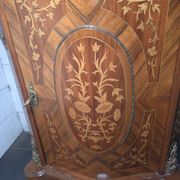 Petit Meuble d'appui style Louis XV en Marqueterie et Bronze