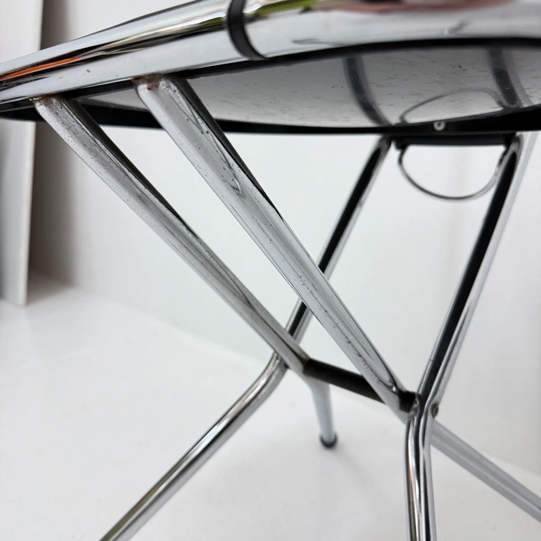 Set of 4 postmodern folding chairs by Niels Gammelgaard for Ikea, 1980s