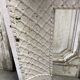 Reduced cast iron fireplace fender Louis XVI
