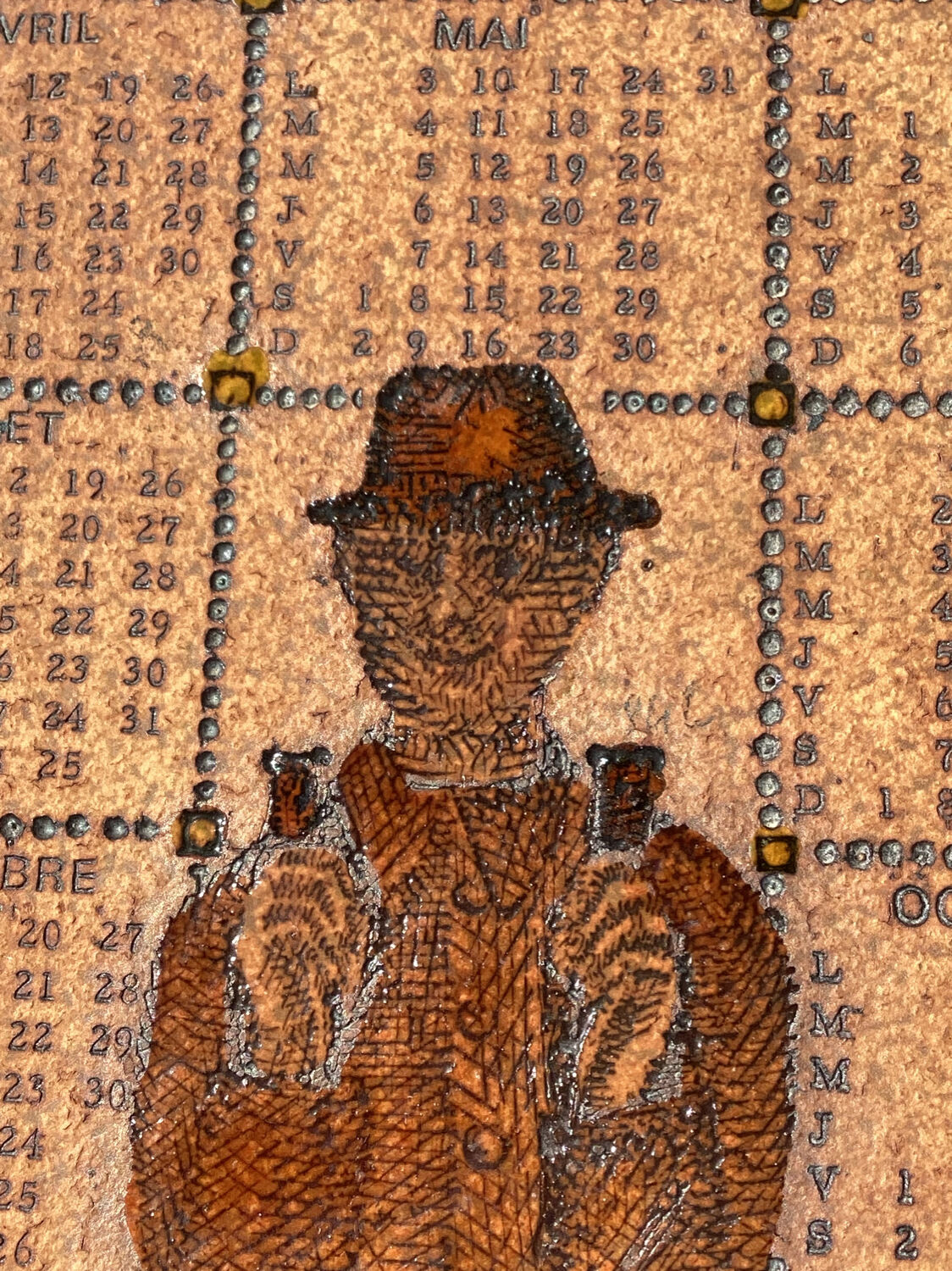 Roger Capron stoneware plaque