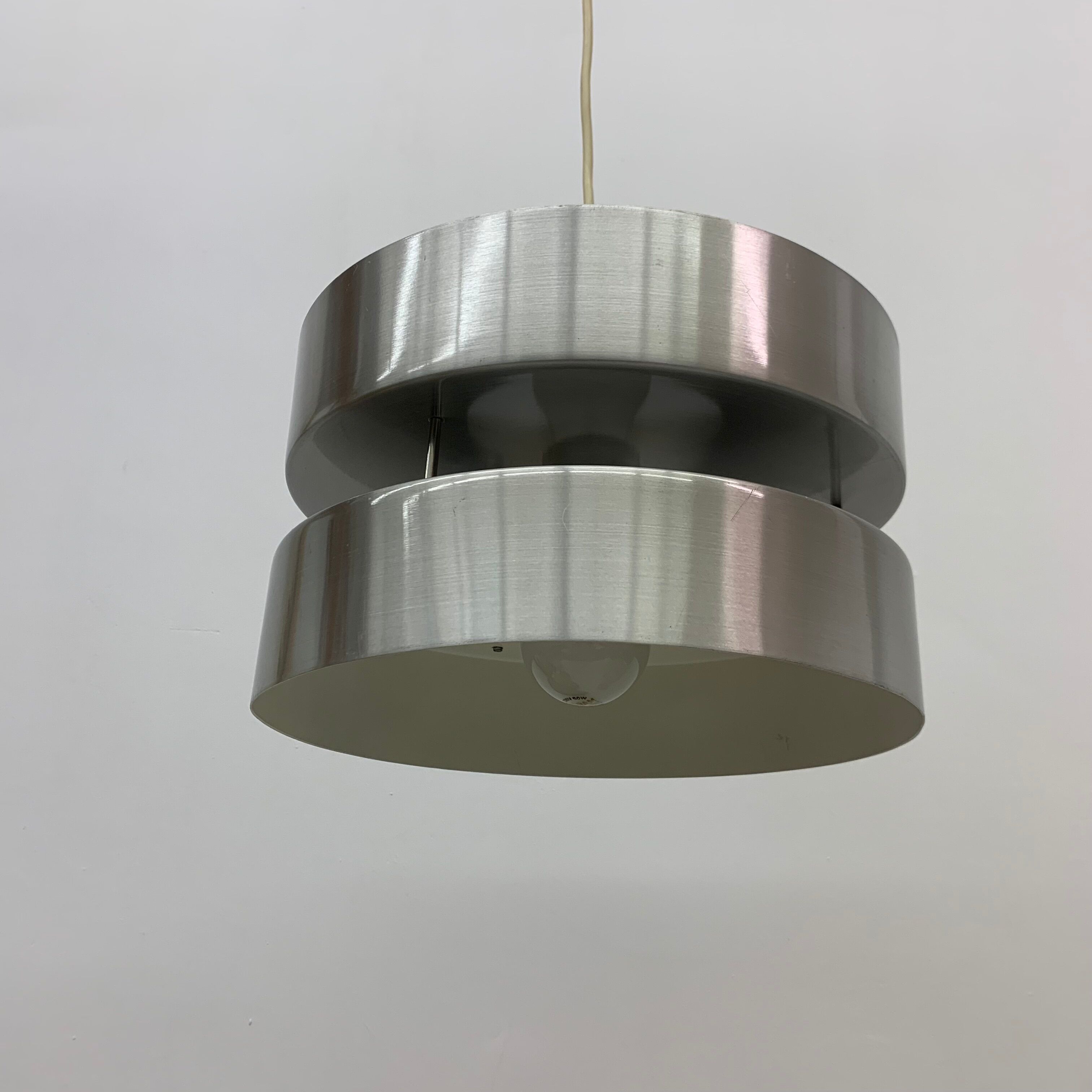 Hanging lamp aluminium design , 1960