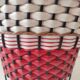 Panier scoubidou vintage
