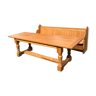 Wooden table and bench