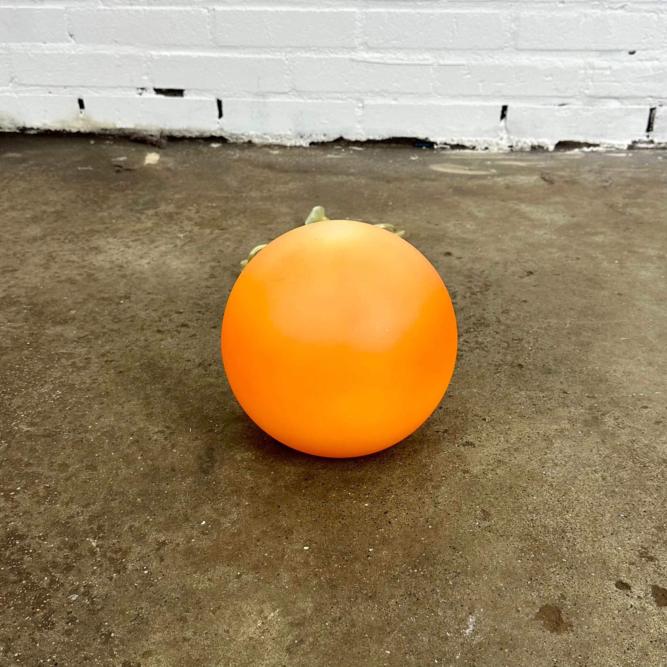 Space age orange ball lamp mini
