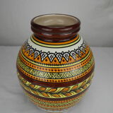 Ancien vase Henriot Quimper déco vintage