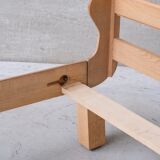 Guillerme et Chambron oak french day bed