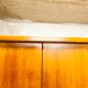 Scandinavian teak cabinet 4 doors 2+1 drawers wardrobe 1960