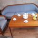 Scandinavian teak coffee table by String-Seffle, Sweden 1960s