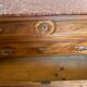 Louis-Philippe walnut commode with marble top