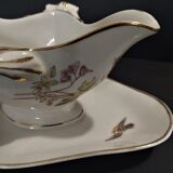 Saucière in porcelain of paris early twentieth century