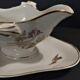 Saucière in porcelain of paris early twentieth century