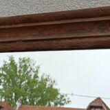 Antique wooden mirror