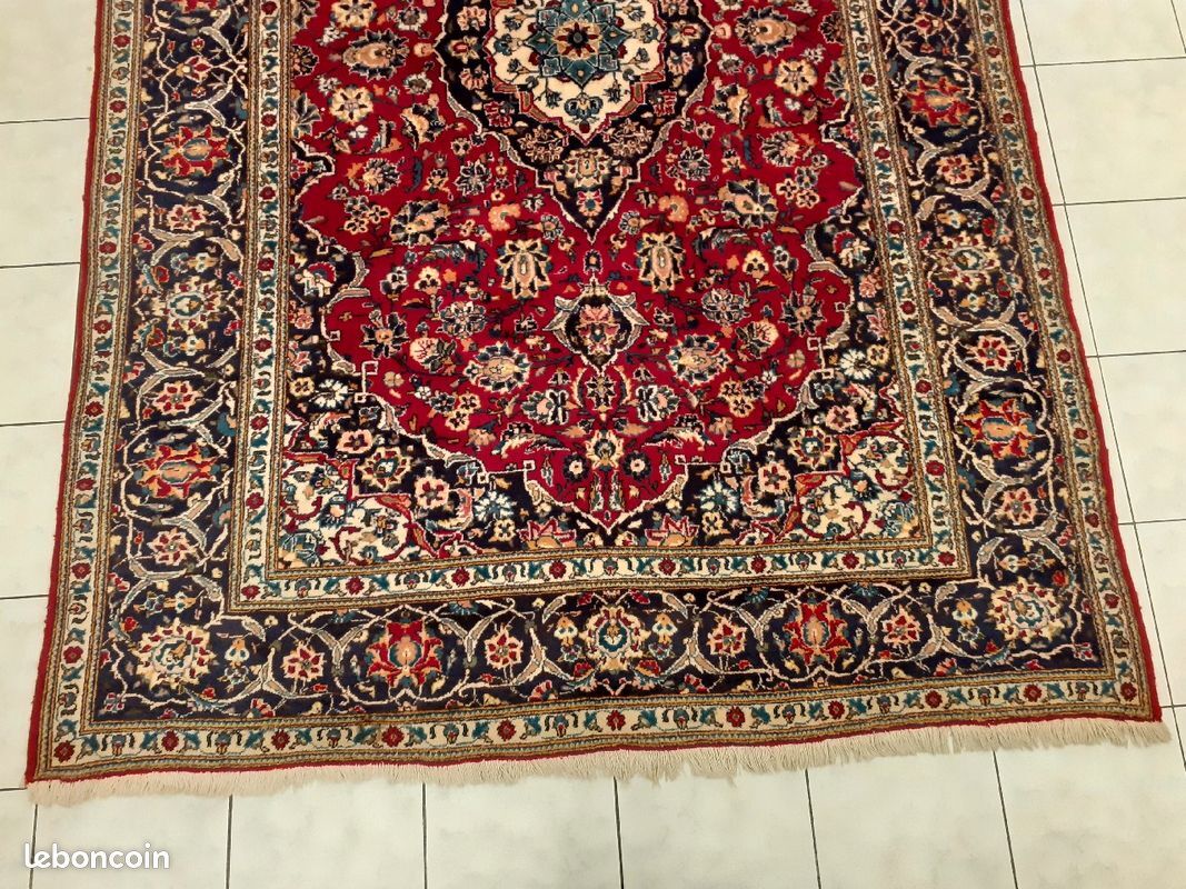 Handmade persian keshan rug 300×202 cm