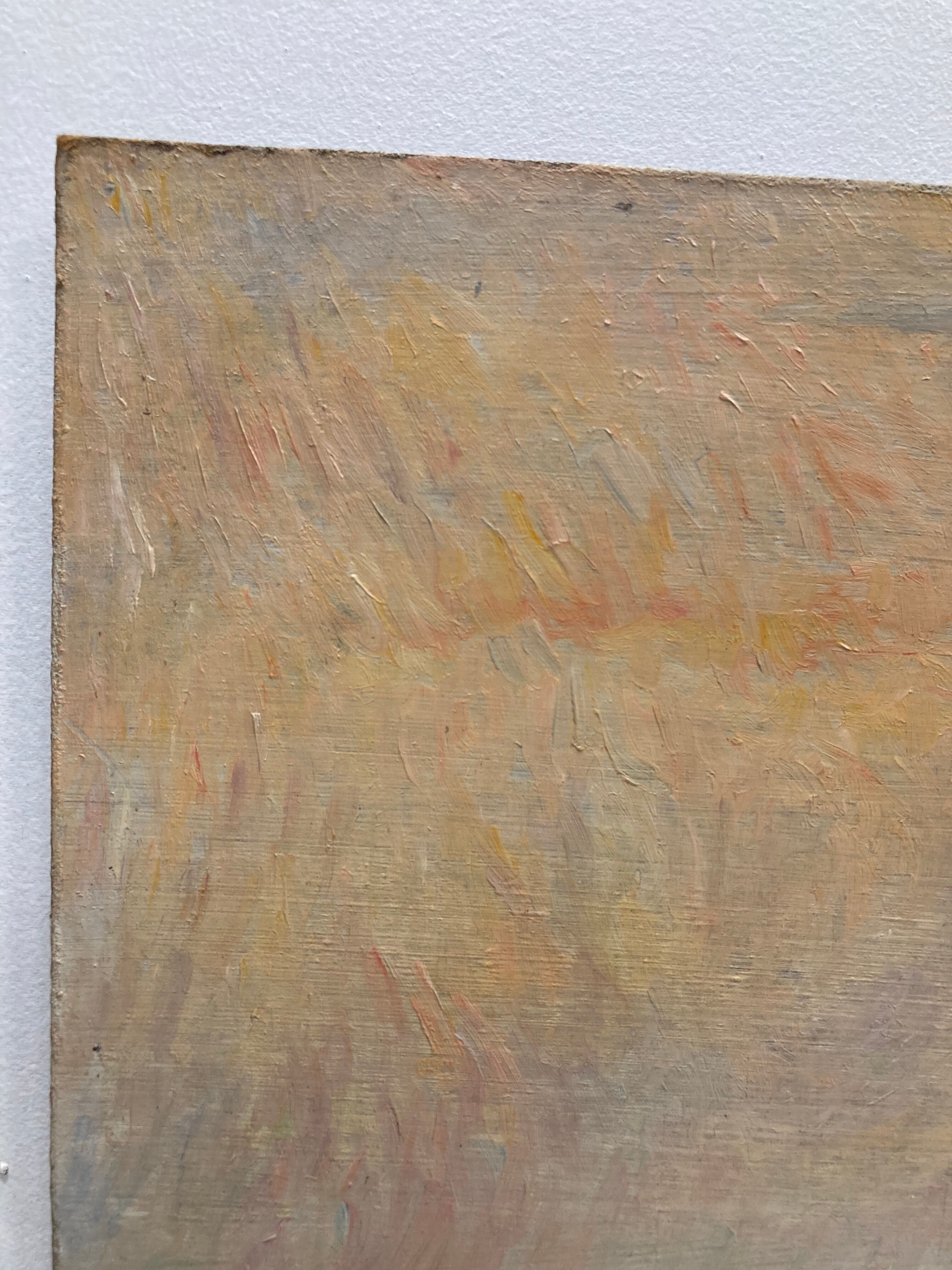 Peinture de paysage sous la neige