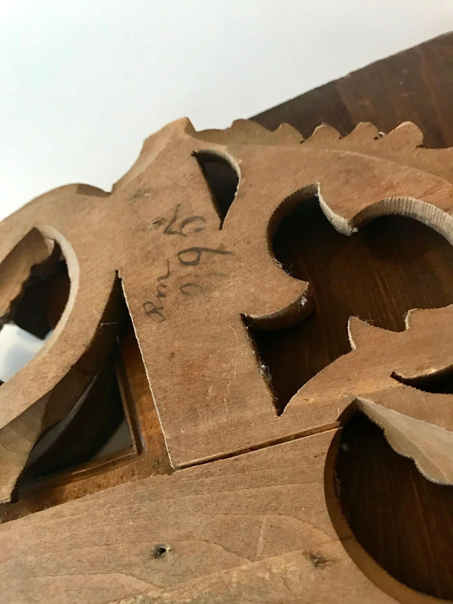 Farm wooden wall shelf