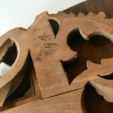 Farm wooden wall shelf