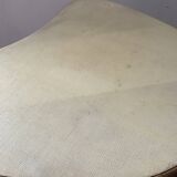 Asymmetrical rattan coffee table tripod foot, 60s