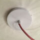 Vintage Lampshade hanging glass globe cast art deco