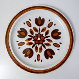 10 assiettes plates en faience