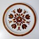 10 flat earthenware plates