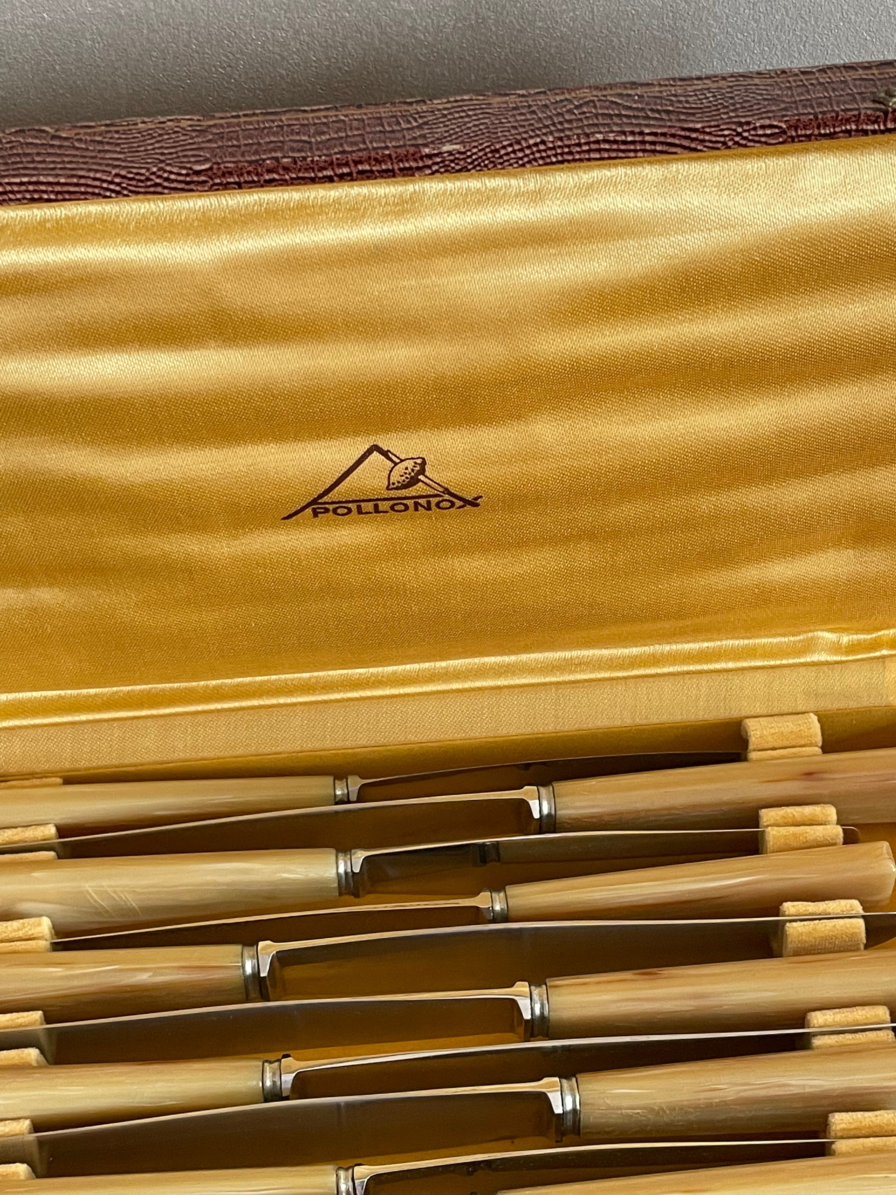 12 Apollonox knives in Bakelite