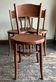 Set of 4 Fischel bistro chairs in bent wood gendarme hat 1920