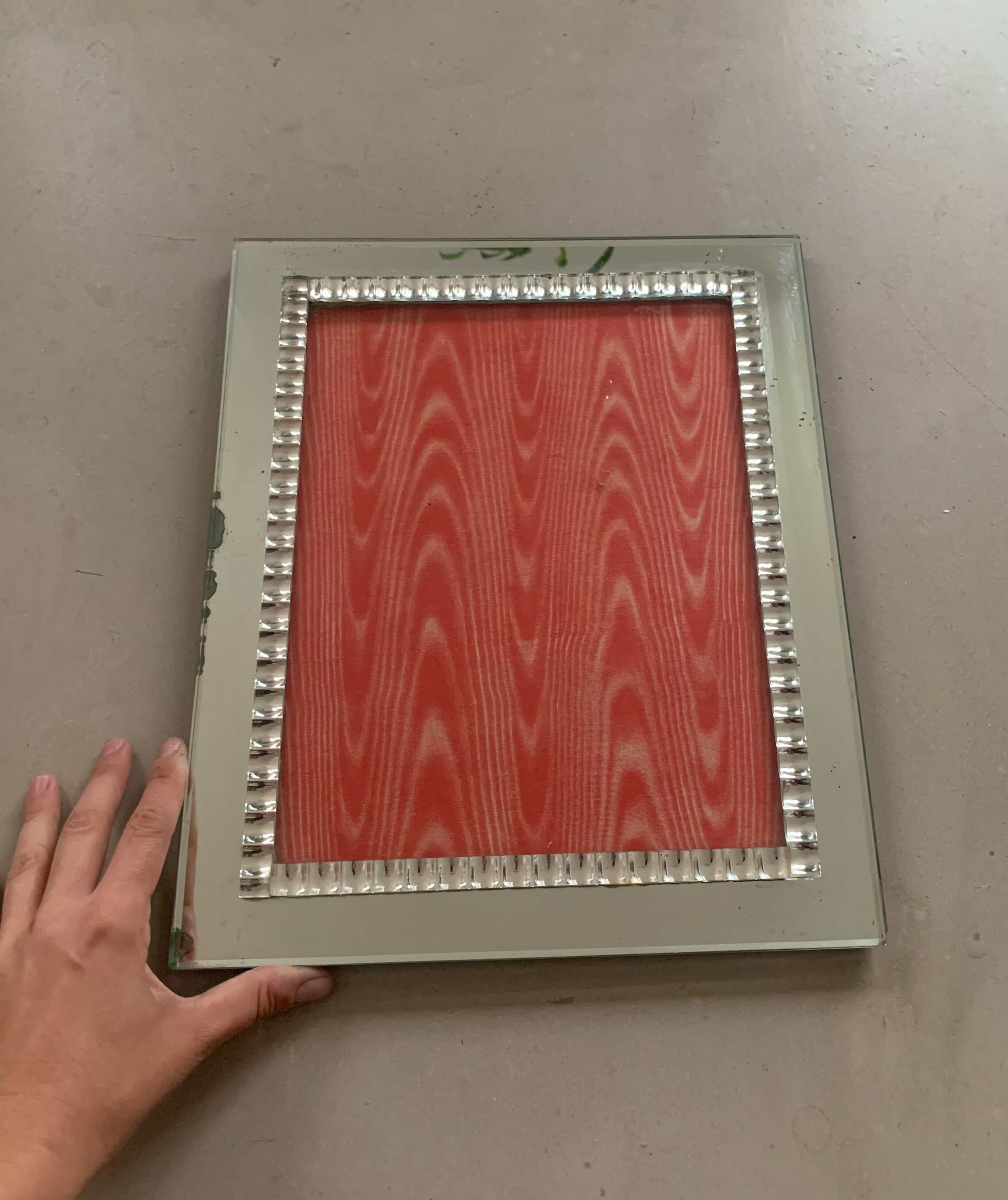 Vintage mirror frame h36cm