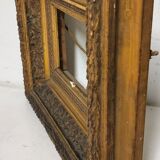 Ancien cadre bois et stuc doré