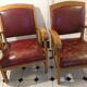 Lot de 2 fauteuils style colonial en bois