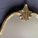 Gilded bronze mirror, 36x28 cm