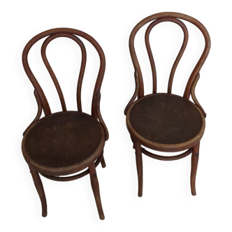Paire de chaises bistrot thonet