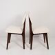 Mid-century modern chair in light cream boucle, 1960s