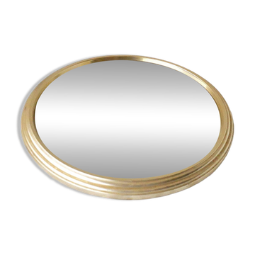 Plateau miroir rond