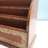 Office document holder - French leather - 1960