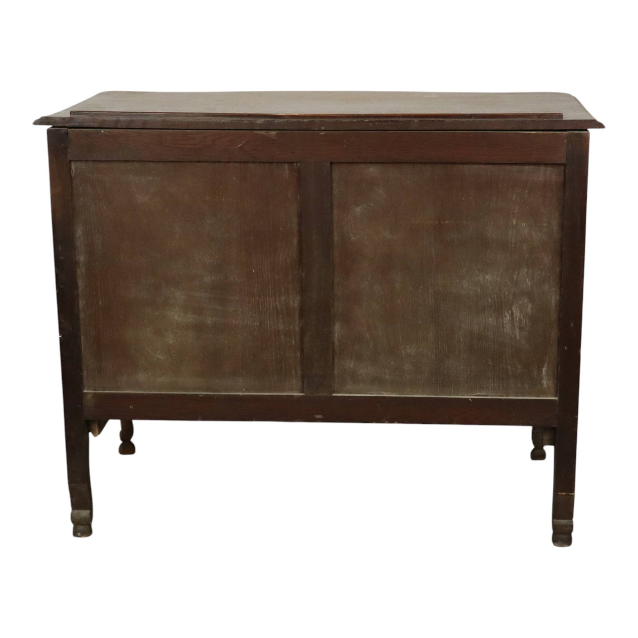 Commode en chêne massif antique France 19e siècle