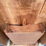 Painted wooden farmhouse table L120