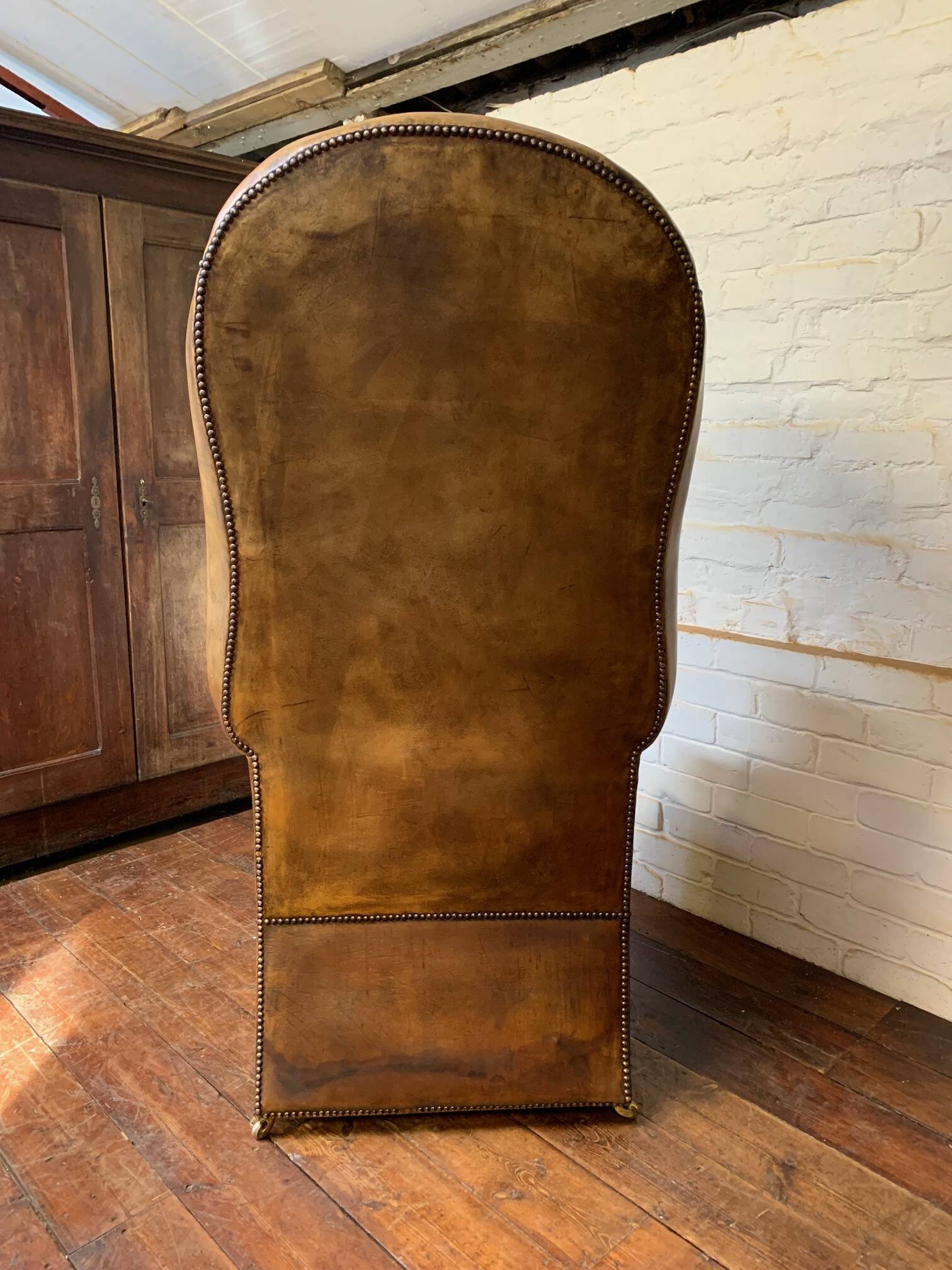 A Rare & Exceptional Deep-Buttoned Chesterfield Porter’s Chair Circa 1920’s