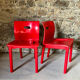Pair of 4870 chairs by Anna Castelli Ferrieri for Kartell