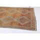 Vintage Turkish Hand-Knotted Wool Cotton Orange Area Rug 150x333