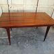 Scandinavian dining table in rosewood