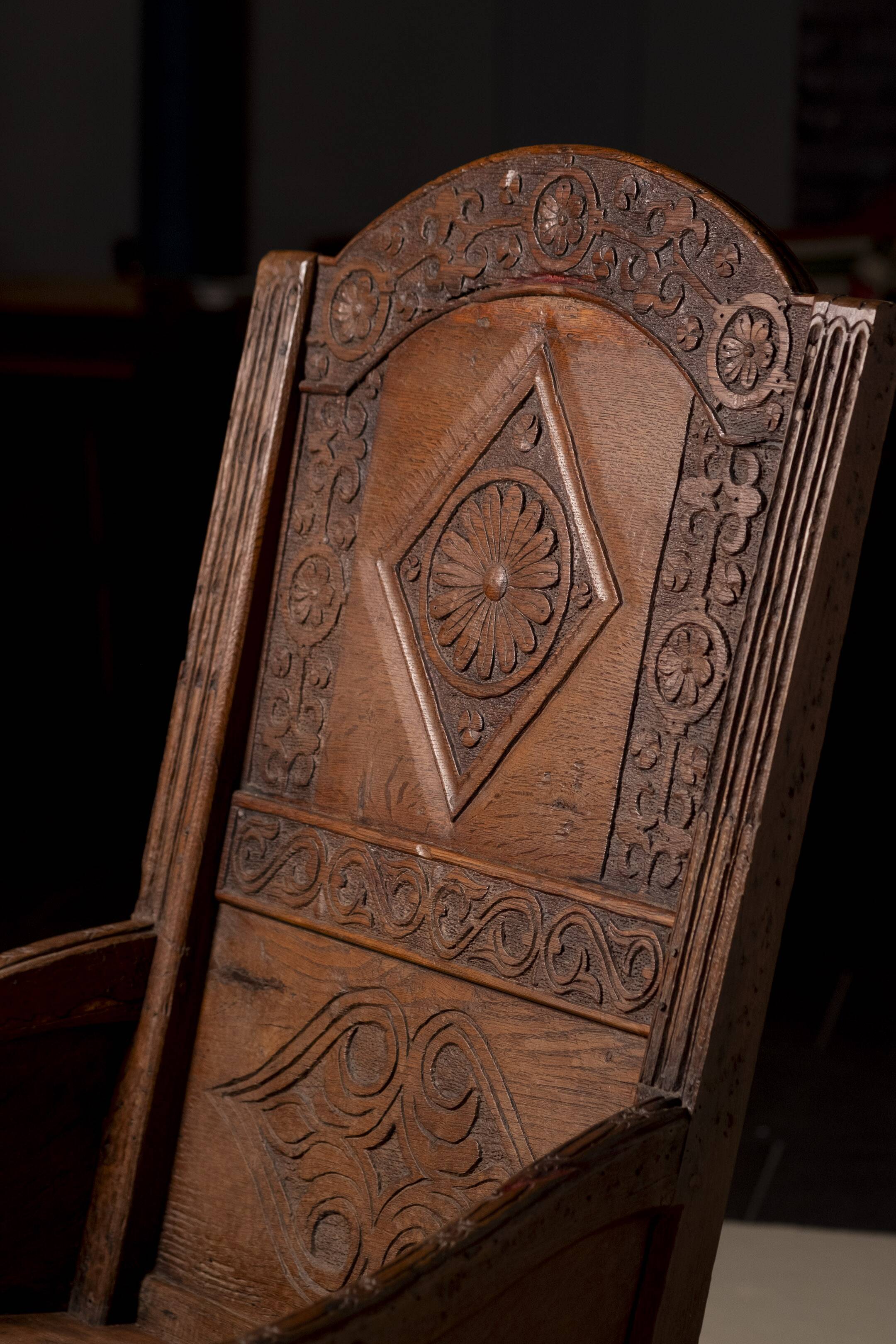Early 19th Century Oak Wainscot Chair