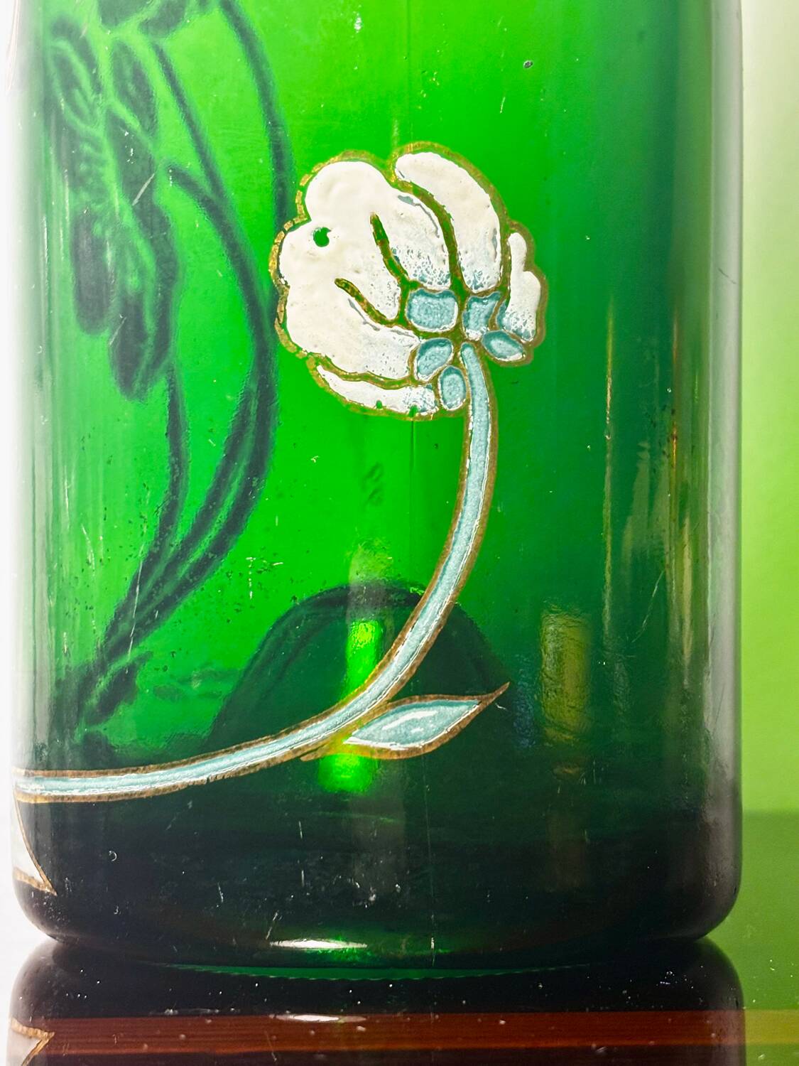 Collectible bottle of Émile Gallé champagne