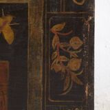 Antique painted wooden chest – Polychrome Chinese dowry chest – circa 1880–1920