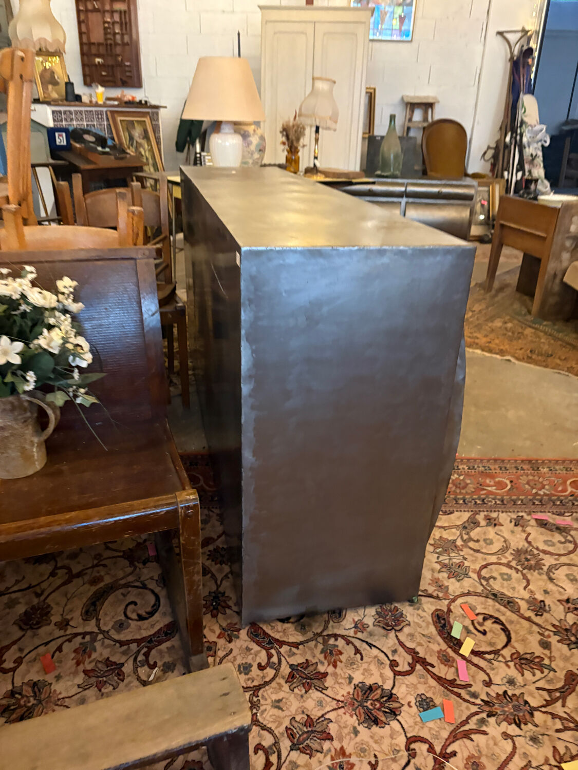 Industrial furniture in steel