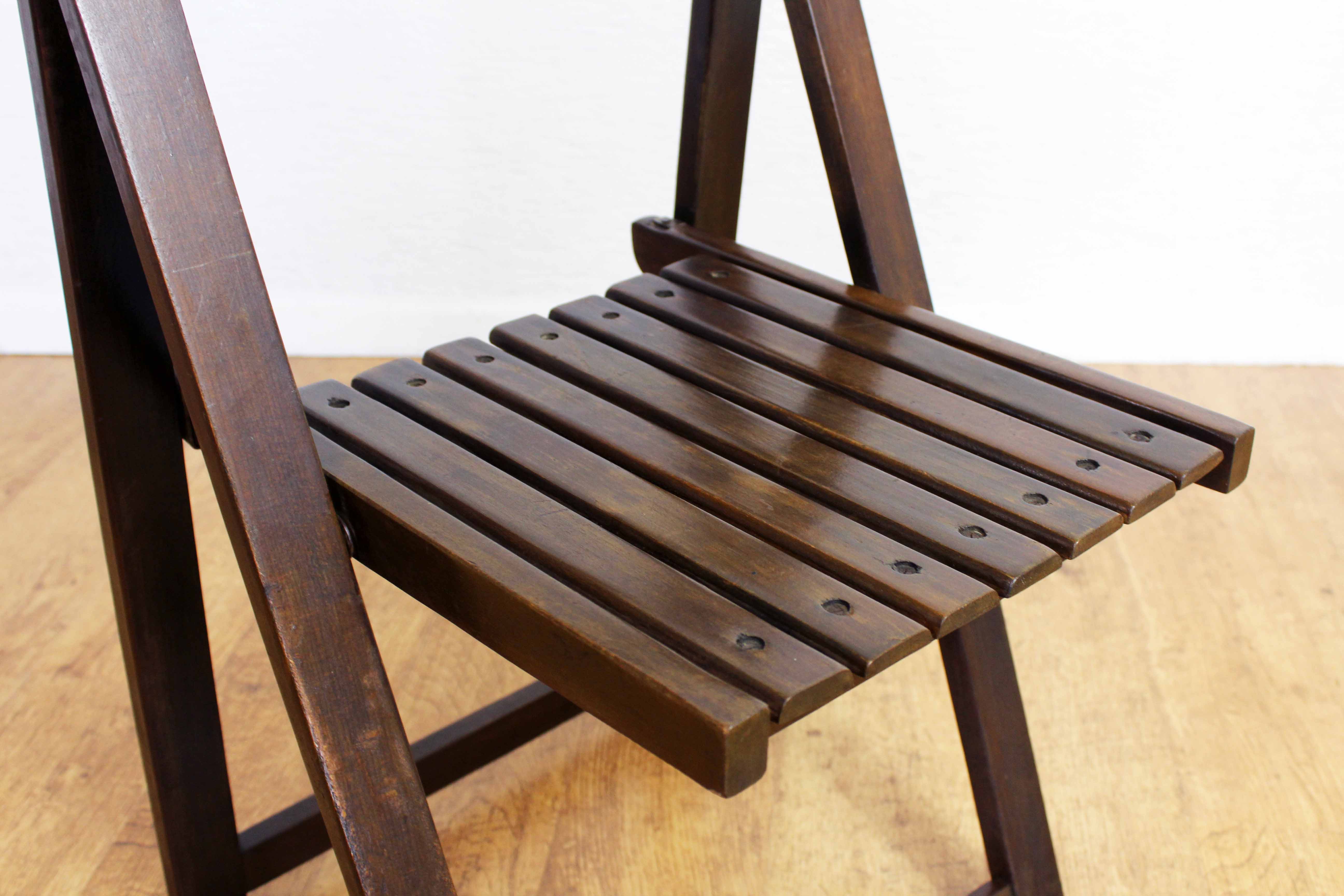 Chaise pliante années 70