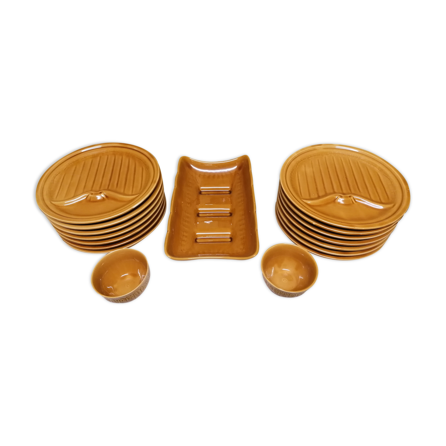 vintage asparagus service GIEN