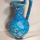Former pitcher in blue ceramic