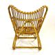 Fauteuil en rotin vintage Marlène