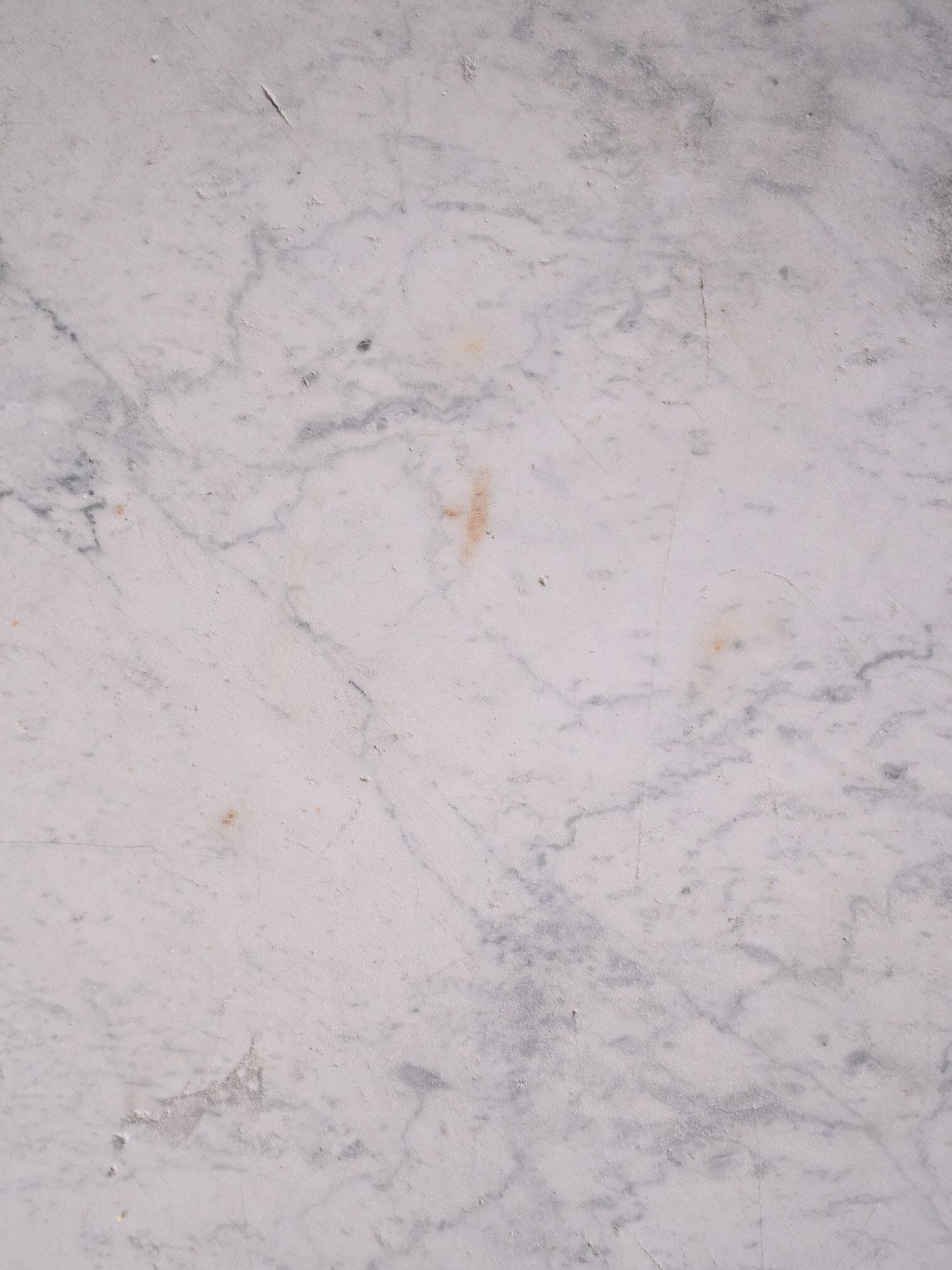 Marble and metal coffee table